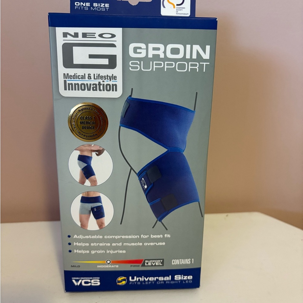 Men's Blue Groin Support